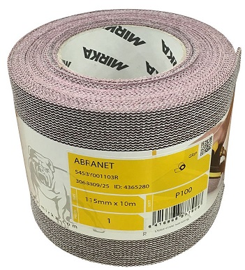 Rouleau ABRANET 115mm x 10m P80 - vendu à l'unité