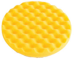 Mousse 150x25mm jaune alvéolée - vendue à l'unité (2)