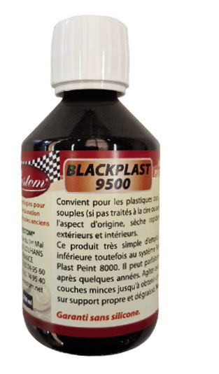 Renovateur plastic Noirs BLACKPLAST 9500 - 250ml