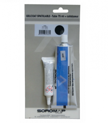 Gelcoat Blanc retouche + Catalyseur - 75ml