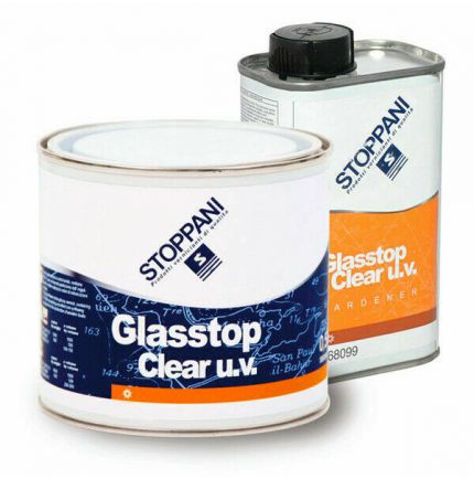 Vernis 2K PU Glasstop Clear UV - kit 500+250ml (6)