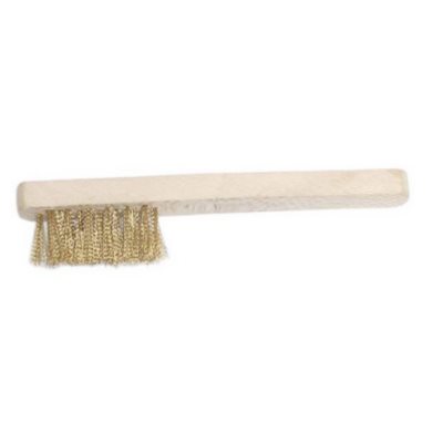 Brosse nettoyage metallique manche bois 3x19 (36-72)