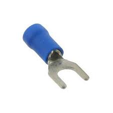 Cosse fourche bleu 5 - 4 pcs